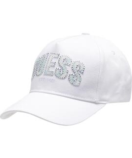 GORRA DE BÉISBOL INES SARGA BLANCA CON LOGOTIPO