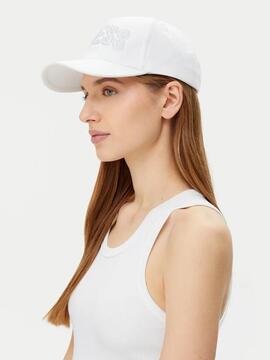 GORRA DE BÉISBOL INES SARGA BLANCA CON LOGOTIPO