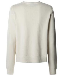 JERSEY DE PUNTO NUMA 808 MOUSSE WHITE