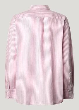 CAMISA DE RAYAS DREAM RELAXED FIT 357 FUCHSIA