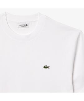 CAMISETA BÁSICA DE CORTE CLÁSICO REGULAR FIT BLANCA