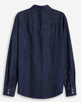 CAMISA VAQUERA LEVI'S® BARSTOW WESTERN STANDARD INDIGO RINSE