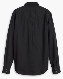 CAMISA VAQUERA LEVI'S® BARSTOW WESTERN MARBLE BLACK DENIM