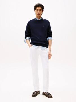 JERSEY CUELLO REDONDO CORE ESSENTIAL COTTON AZUL MARINO