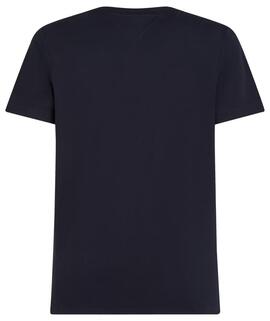 CAMISETA CENTER STACK REGULAR FIT AZUL MARINO