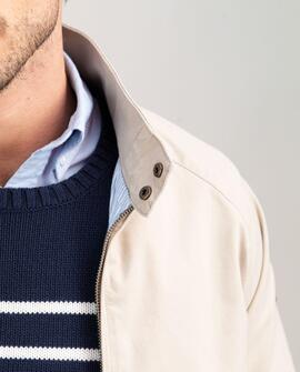 CAZADORA HARRINGTON BEIGE