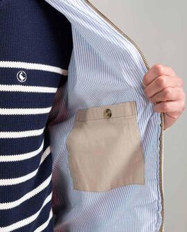 CAZADORA HARRINGTON BEIGE