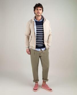 CAZADORA HARRINGTON BEIGE