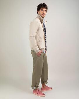 CAZADORA HARRINGTON BEIGE