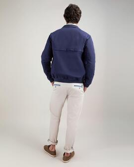 CAZADORA HARRINGTON AZUL MARINO