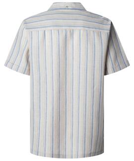 CAMISA MANGA CORTA ALTEA REGULAR FIT 833 LIGHT BEIGE