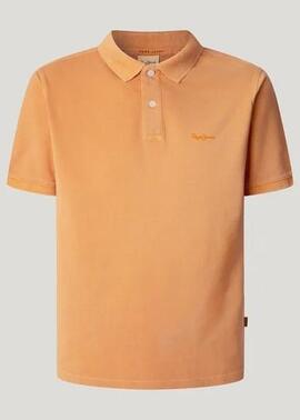 POLO PIQUÉ NEW OLIVER SLIM FIT 166 SUNDOWN ORANGE