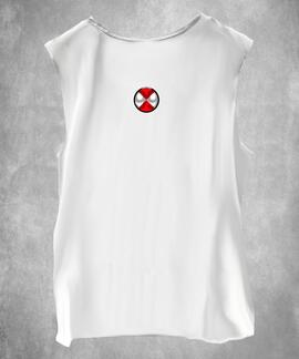 CAMISETA DE MUJER LASAL BAD PINK BLANCA