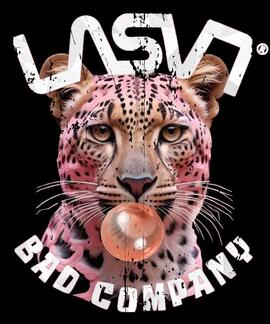 CAMISETA DE MUJER LASAL BAD ORANGE NEGRA