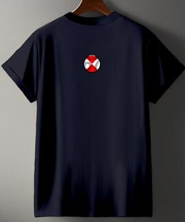 CAMISETA DE HOMBRE LASAL OFF LINE AZUL MARINO