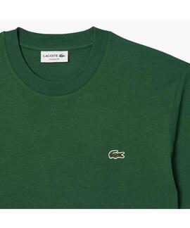 CAMISETA BÁSICA DE CORTE CLÁSICO REGULAR FIT VERDE