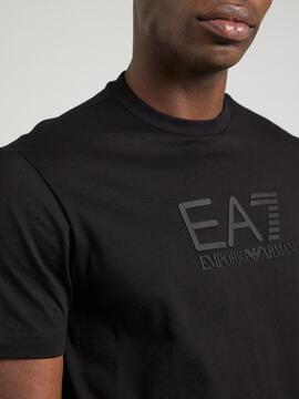 CAMISETA EA7 TRAIN VISIBILITY NEGRA