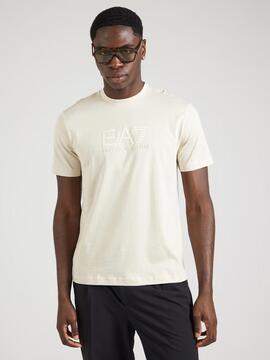 CAMISETA EA7 TRAIN VISIBILITY BEIGE