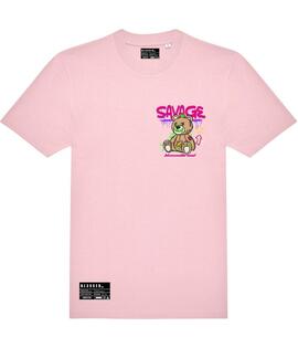 CAMISETA SAVAGE ROSA