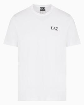 CAMISETA EA7 TRAIN LOGO SERIES BLANCA