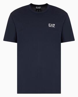 CAMISETA EA7 TRAIN LOGO SERIES AZUL MARINO