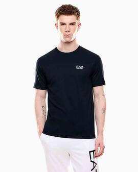CAMISETA EA7 TRAIN LOGO SERIES NEGRO