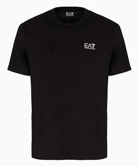 CAMISETA EA7 TRAIN LOGO SERIES NEGRO