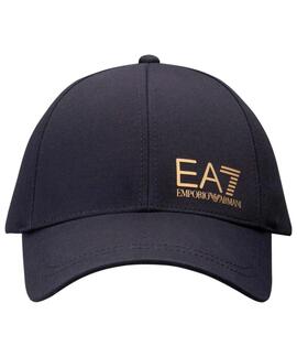 GORRA DE BÉISBOL UNISEX TRAIN CORE NEGRA LOGO DORADO