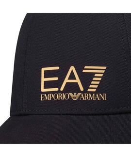 GORRA DE BÉISBOL UNISEX TRAIN CORE NEGRA LOGO DORADO