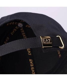 GORRA DE BÉISBOL UNISEX TRAIN CORE NEGRA LOGO DORADO