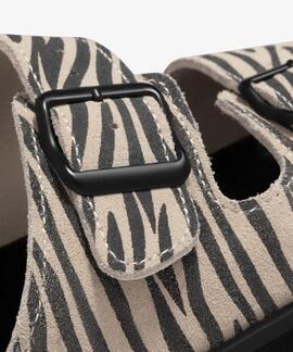 SANDALIAS NORDIC SANDAL BUCKLE ZEBRA