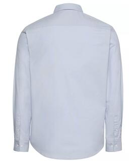 CAMISA CLÁSICA DE ALGODÓN OXFORD CELESTE