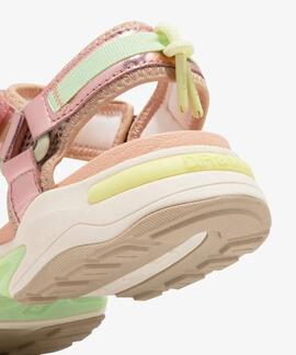 SANDALIA FLAME CON TIRAS MULTICOLOR