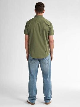 CAMISA MANGA CORTA NOVA VERDE CAQUI