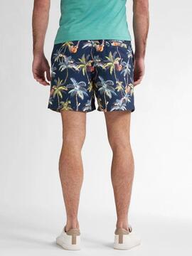 BAÑADOR CON ESTAMPADO INTEGRAL WAVECRESTWAY AZUL MARINO