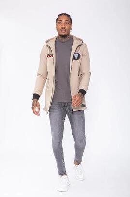 CHAQUETA 3/4 DE HOMBRE LASAL NAVY BEIGE