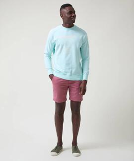 SUDADERA PEGASUS SLIM FIT AZUL AGUAMARINA