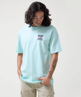CAMISETA ALOHA SLIM FIT AZUL AGUAMARINA