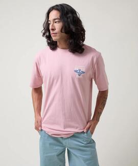 CAMISETA PEACE SLIM FIT ROSA
