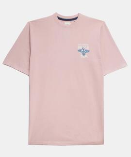 CAMISETA PEACE SLIM FIT ROSA