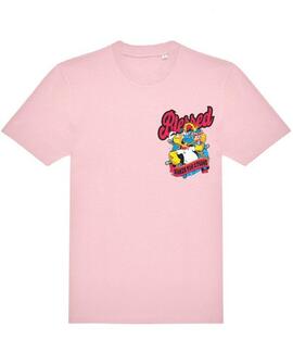 CAMISETA HOMER STRONG ROSA