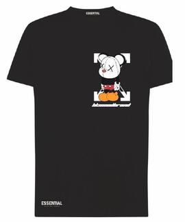 CAMISETA MOUSE NEGRA