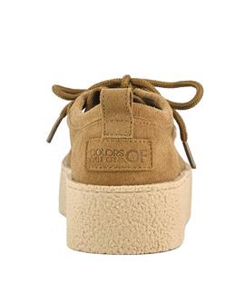 ZAPATO WALLABY MONOCOLOR CON PLATAFORMA MOLLY ANTE CAMEL