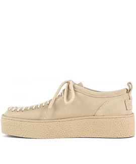 ZAPATO WALLABY MONOCOLOR CON PLATAFORMA MOLLY ANTE BEIGE