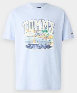 CAMISETA RELAXED FIT ARCH SAILING CELESTE