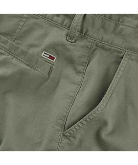 PANTALÓN BOLSO CARGO AUSTIN SLIM FIT VERDE CAQUI