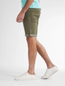 PANTALÓN CORTO VAQUERO JACKSON SLIM FIT DUSTY ARMY