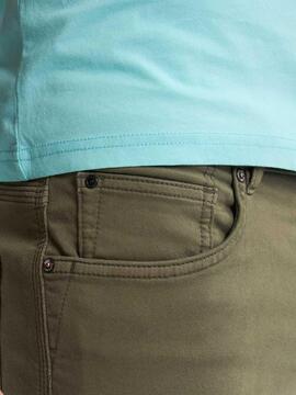 PANTALÓN CORTO VAQUERO JACKSON SLIM FIT DUSTY ARMY