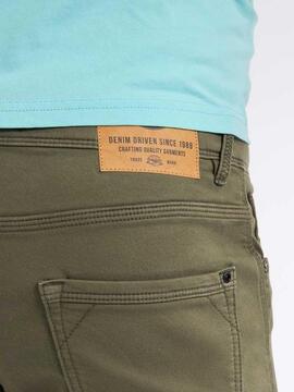 PANTALÓN CORTO VAQUERO JACKSON SLIM FIT DUSTY ARMY