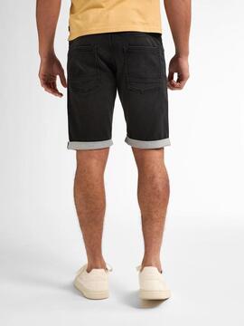 PANTALÓN CORTO VAQUERO JACKSON SLIM FIT NEGRO